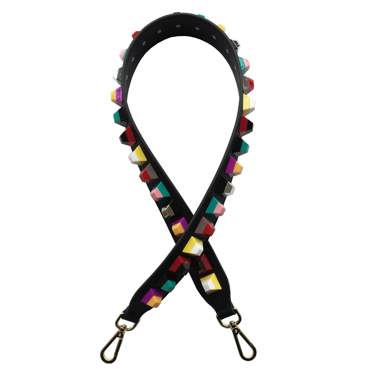 studded handbag strap