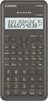FX-82MS-2 Wissenschaftlicher Taschenrechner, Batteriebetrieb, grau