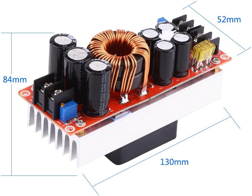 YWBL-WH Boost Converter Module 1500W 30A DC-DC Boost Converter Step-up Power Supply Module 10-60V In 12-90V - Image 3