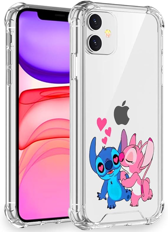 Amazon Com Disney Collection Clear Case For Iphone 11 6 1 Inch
