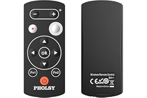 PHOLSY ML-L7 Bluetooth Camera Remote Wireless Shutter Release Control Compatible with Nikon Z30, Z6 II, Z7 II, Z fc, Z50, COOLPIX B600, A1000, P1000, P950