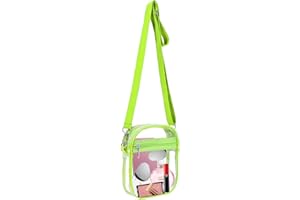 Armiwiin Clear Bag Stadium Approved, Clear Crossbody Purse Bag with Front Pocket for Concerts Sports Events Festivals
