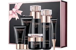 CREST HEAVEN Women 6-Piece Facial Kit for Radiant Skin Care, Facial Care, Face Moisturizing and Anti-aging Skin Care luxeGlow