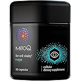 MitoQ +Eye – Eye Health Supplement with Lutein & Zeaxanthin (5:1 Ratio), Bilberry, Maritime Pine Bark, Zinc, Mitoquinol | Supports Macular Health, Visual Clarity & Blue Light Defense