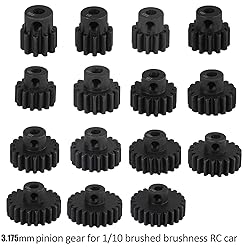 48P Hardened Steel Pinion Gear Set 3.175mm