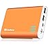 Jackery External Battery Charger Giant+ 12000mAh Dual USB Portable Battery Charger/External Battery Pack/Phone Backup Power Bank with Emergency Flashlight for iPhone, Samsung and Others - Orange