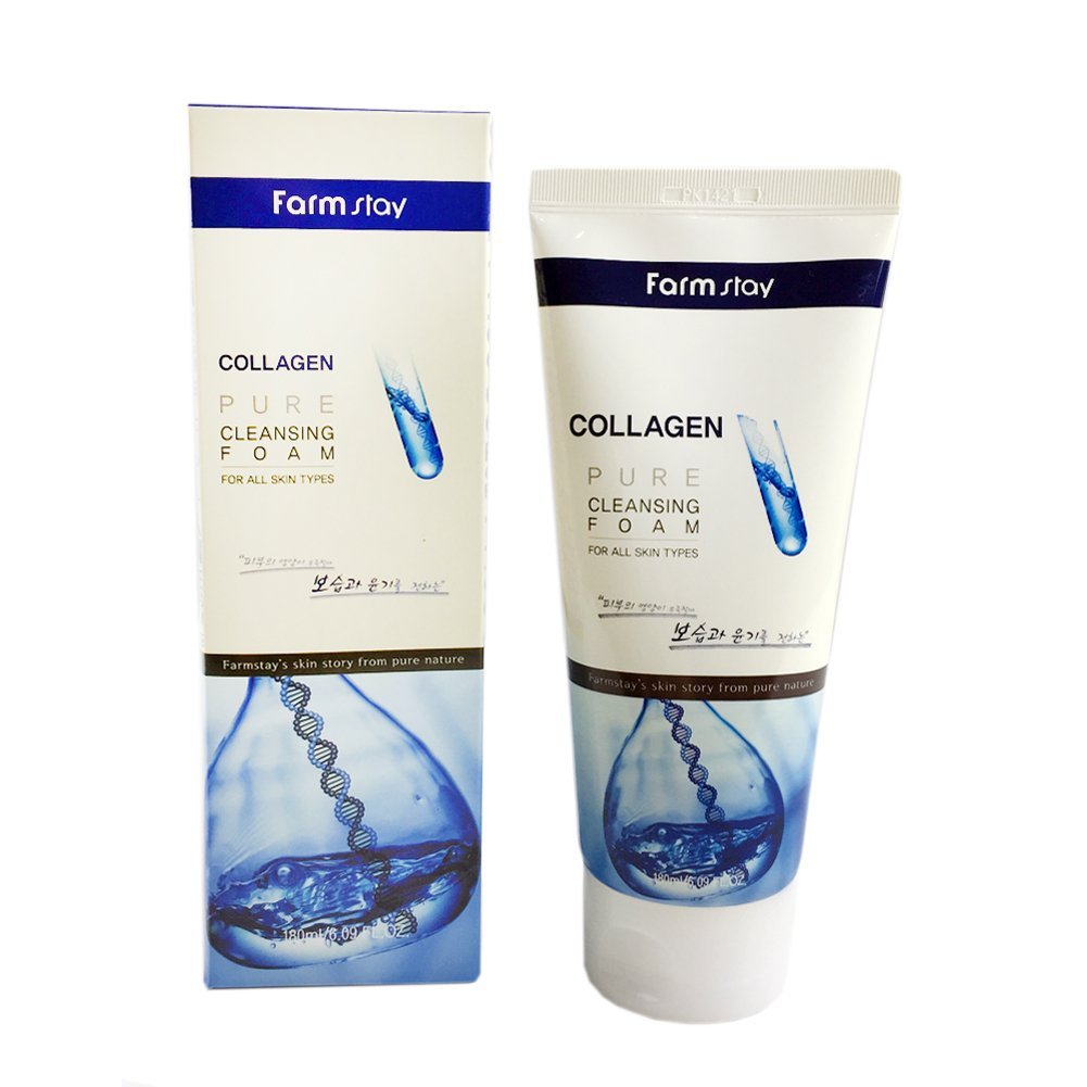 Korean Pure Collagen Foam Cleanser [ 180Ml / 6.09Oz ] 폼클렌징