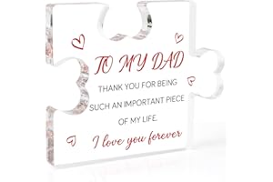 Gifts for DadGifts Ideas Dad BirthdayGift Acrylic Plaque Fathers Day Gift for Dad Valentines Day Gift forDad from Daughter Da