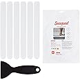 Secopad 36PCS Non Slip Bathtub Stickers, Shower Floor Non Slip Grip Stickers with Premium Scraper