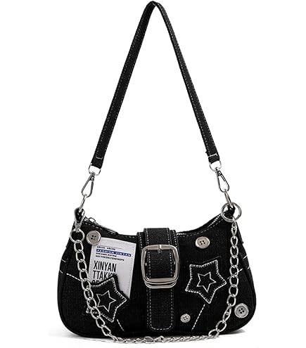 Amazon.com: HIQUAY Grunge Hobo Bag Fairy Grunge Shoulder Bag Y2K
