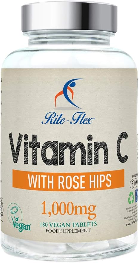 Rite-flex, vitamina c 1000 mg con rosa canina