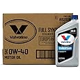 Valvoline European Vehicle Full Synthetic SAE 0W-40 Motor Oil 1 QT, Case of 6