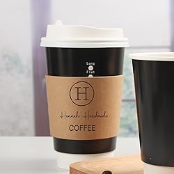 Personalized Kraft Disposable Coffee Cup