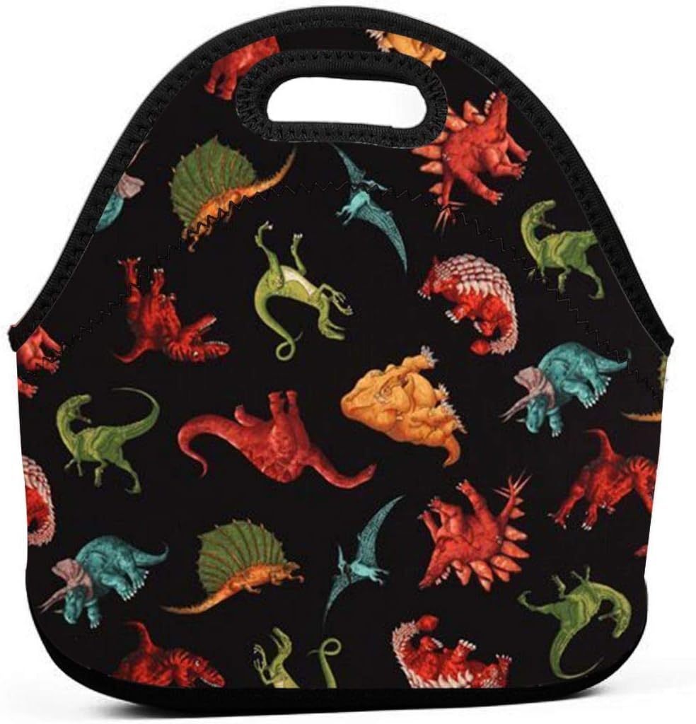 Jake Fashion Shop Lunch Bag Cute Dinosaur Design Insulated