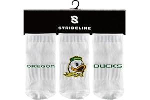 Strideline NCAA Infant Baby Socks-3 Pack-White