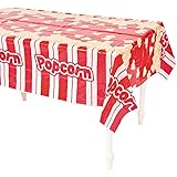 Construction Zone Plastic Tablecloth - 54x108 Inch Party Table Cover