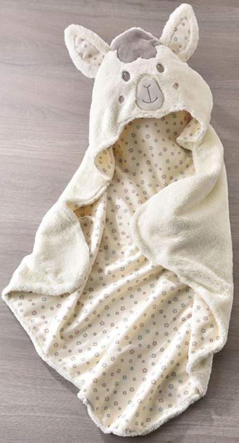 llama baby towel