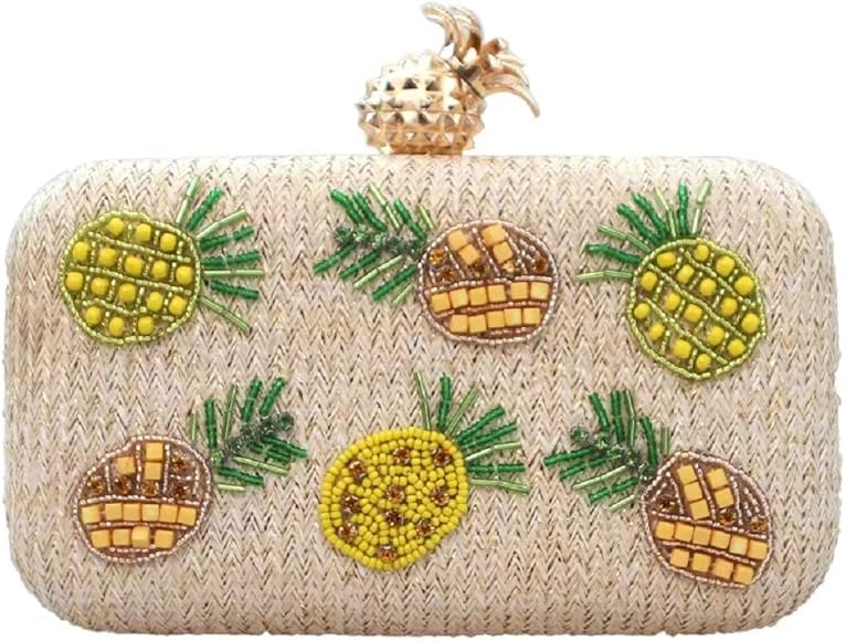 pineapple clutch bag