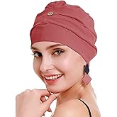 osvyo Cotton Chemo Turbans for Women Cancer Hairloss hat - Cotton Lightweight Headwear Sealed Packaging
