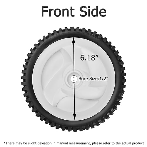 Fourtry 532403111 Front Drive Wheels Fit for Craftsman Lawn Mower