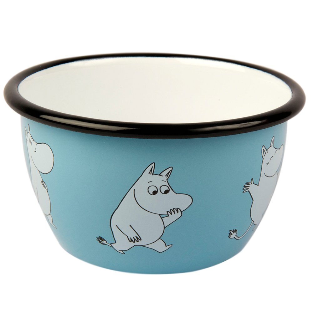 Muurla 6 dl Enamelled Steel Moomin Moomin Bowl, Blue