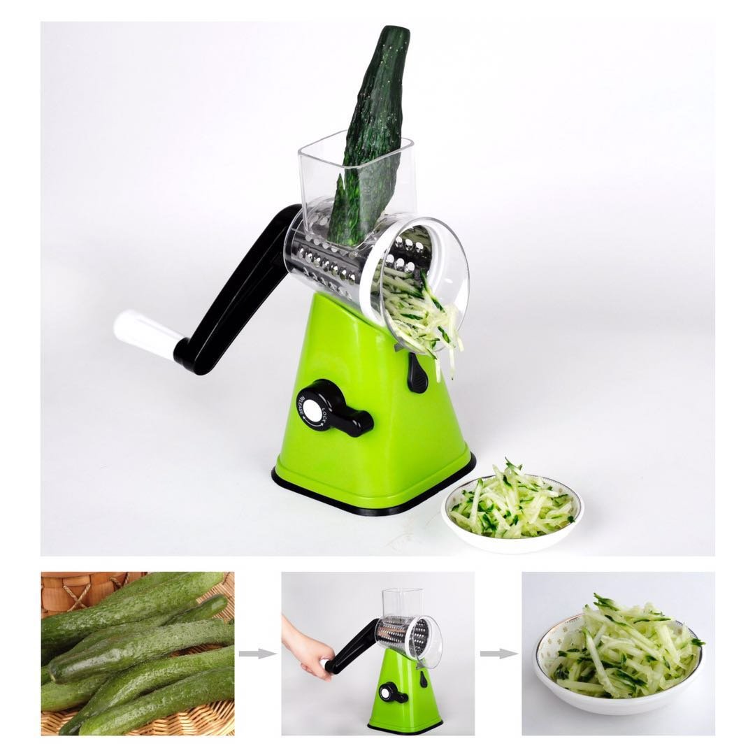 Mandoline Slicer Vegetable Slicer Cutter 3-Blades Spiral Slicer,Efficient and Fast Vegetable Fruit Cutter Cheese Shredder Kitchen Gadgets