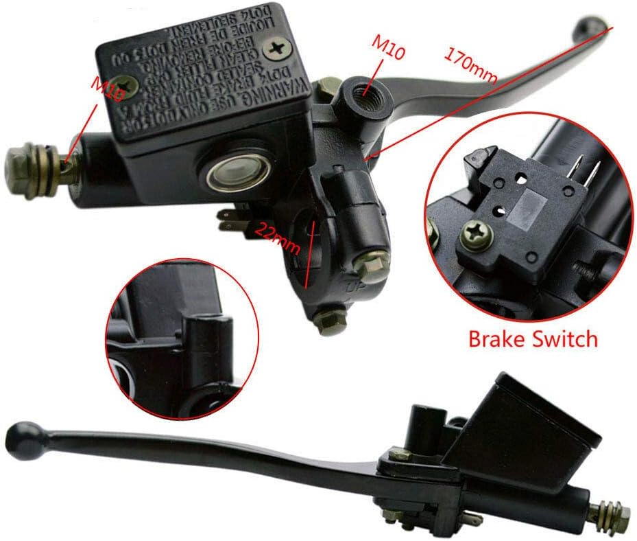Front Brake Master Cylinder for Gy6 50250cc Scooter Moped