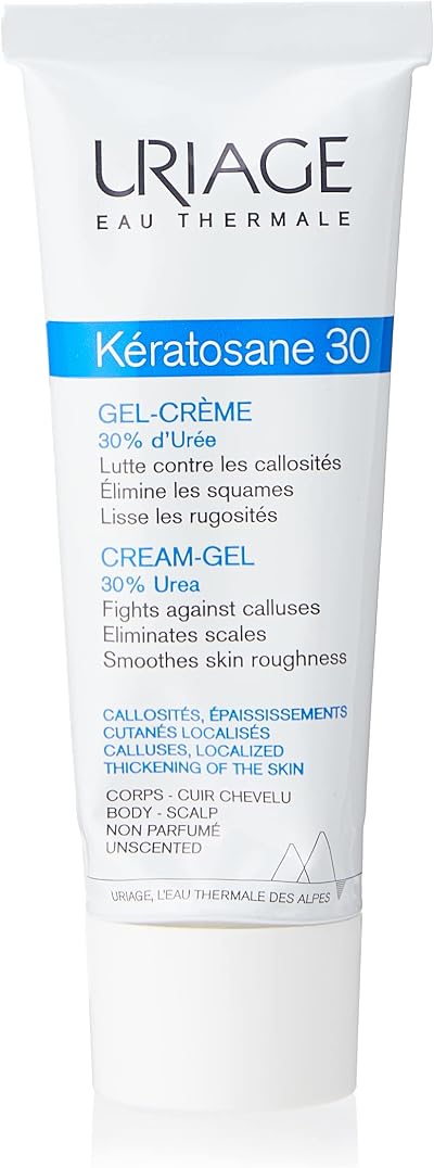 Uriage Keratosane 30 Cream Gel 75ml Body Elbow Scalp Smooth Skin Fragrance-Free