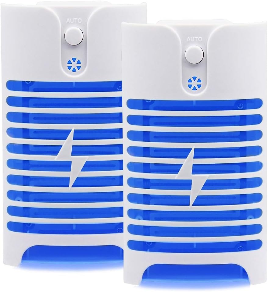 Lulu Home Bug Zappers, Plug-in Mosquito Zapper with 400nm Light, Electric Insects Trap for Indoor and Outdoor 2 Packs
