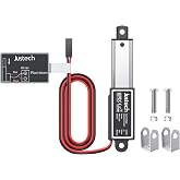 Justech 1.2"/30mm 6.7lbs/30N 12V Mini Linear Actuator, IP54 Rated 30mm/s | Micro Linear Motion Actuator High Speed Electric Actuator with Mounting Brackets for Home Automation, Robotics, Window Opener