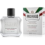 Proraso After Shave Balm for Men, Sensitive Skin Moisturizer with Oatmeal and Green Tea, 3.4 Fl Oz (Pack of 1)