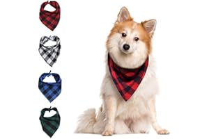 PRO BLAZES 100% Pure Cotton Dog Bandana - Pack of 2,4 & 6 Dog Bandanas for Large Dogs - Washable Bandanas for Dogs - Pet Gift