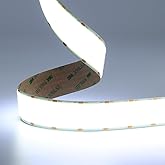JOYLIT 30MM Wide COB LED Strip Lights 24V Cool White 6000K 16.4FT/5M 8000LEDs 22000LM Ultra Bright, 5 Rows LED Tape Light CRI 90+ 160W Dimmable Indoor Light Strip for Commercial, Home, Industrial