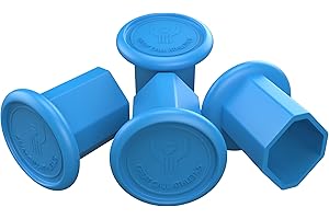 Great Call Athletics | 4 Pack Pro Lacrosse Butt End Caps Universal Fit All Shafts Mens Attack Defense Goalie Rubber Grip NFHS