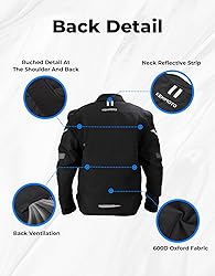 KEMIMOTO Motorcycle Jacket Men CE 2 Armored All