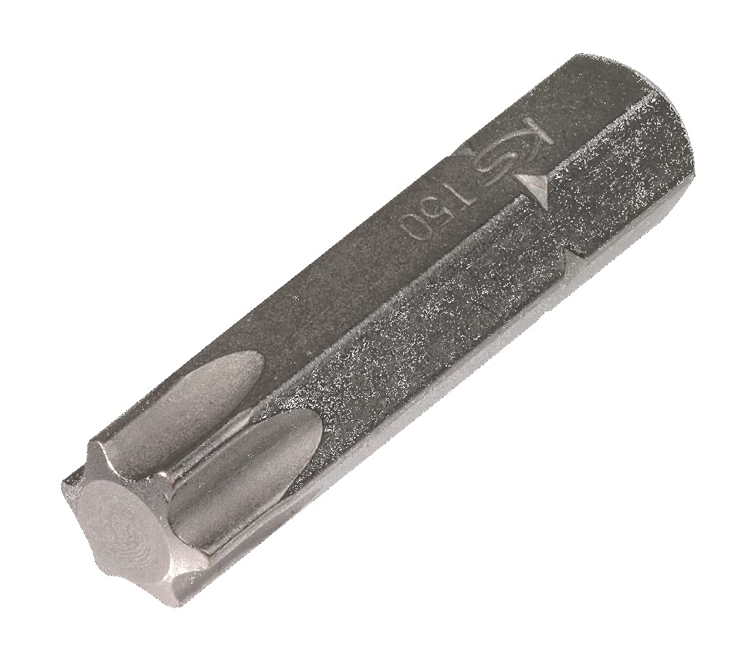 KS Tools 911.1018 Hex Impact Screwdriver bits, 8mm, Satin Chrome, 36mm