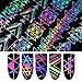 BORN PRETTY 1 Roll Nail Art holographic Foil Laser Sticker Geometric manicuring Starry Sky Transfer Decals 5 Patterns