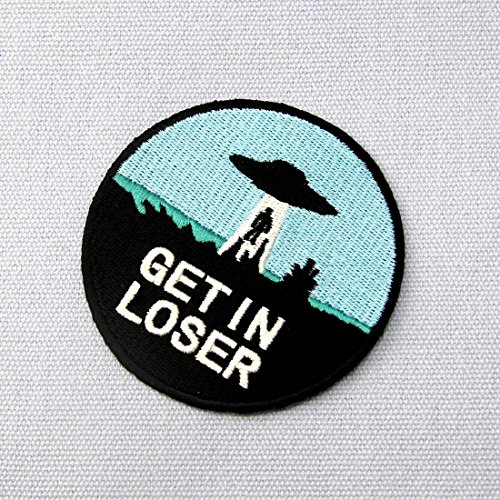 2 Get+Loser+Embroidered+Applique+Emblem