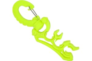 Scuba Choice Scuba Diving Triple Hose Holder Clip – Low & High Pressure Hose Organizer for Regulators & Octopus Setup Durable Dive Accessories