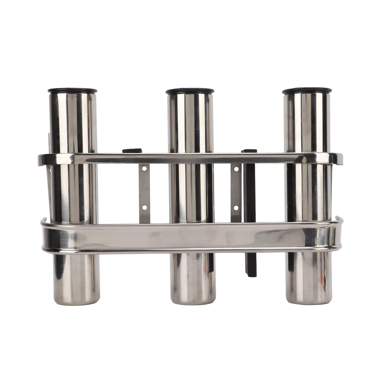 Rod Holder Marine Stainless Steel 3 Tube Link Rod Holder Rod Pod Fishing Rod Holder with Toolbar for Marine Yacht Boat Truck RV