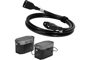 HSOKEW XT150 Extra Battery Cable for Delta 2, Delta 2 Max, Delta 3 Plus, 3 1500, Wave 2 & Wave 3, 6.6ft (2m) Long Power Conne