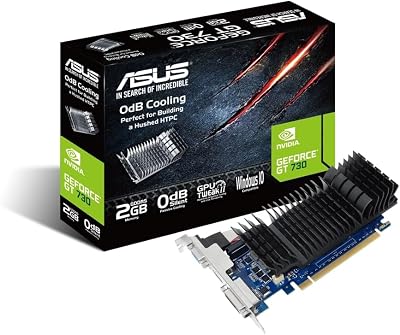 ASUS GeForce GT 730 2GB PCIe 2.0 Low Profile Silent 0dB Cooling