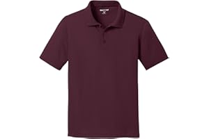 SPORT-TEK Youth PosiCharge RacerMesh Polo | Short Sleeve Collared Shirt for Boys & Girls, Athletic Fit Kids' Top for Summer