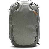 Peak Design Travel Backpack 45L, Sage, Expandable 35-45L Design, Rear and Top Access, Weatherproof Shell, Laptop Sleeve, Ideal for Travel or Everyday Carry, Versatile Backpack for Men and Women