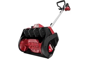 MAYOKI 12" Cordless Snow Shovel Compatible with Milwaukee 18V Battery (Tool Only), Brushless Electric Snow Blower Thrower, LED Light, Ergonomic, for Driveway, Sidewalk, Walkway, Deck