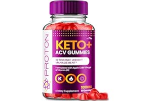 VIVE MD Proton Keto ACV Gummies Advanced Weight Management, Protein Keto ACV Gummies, Proton Keto Plus Gummies with Apple Cider Vinegar Supplement 1000mg, Proton Keto+ACV Gummies Reviews (1 Pack)