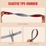 Flintronic 5M U-Shape Edge Banding 18mm TPE Self-Adhesive Furniture Edge Trim view 2