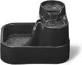 Cat Mate Multi-Level Pet Water Fountain 2 Litre Grey Quiet Hydration view 5