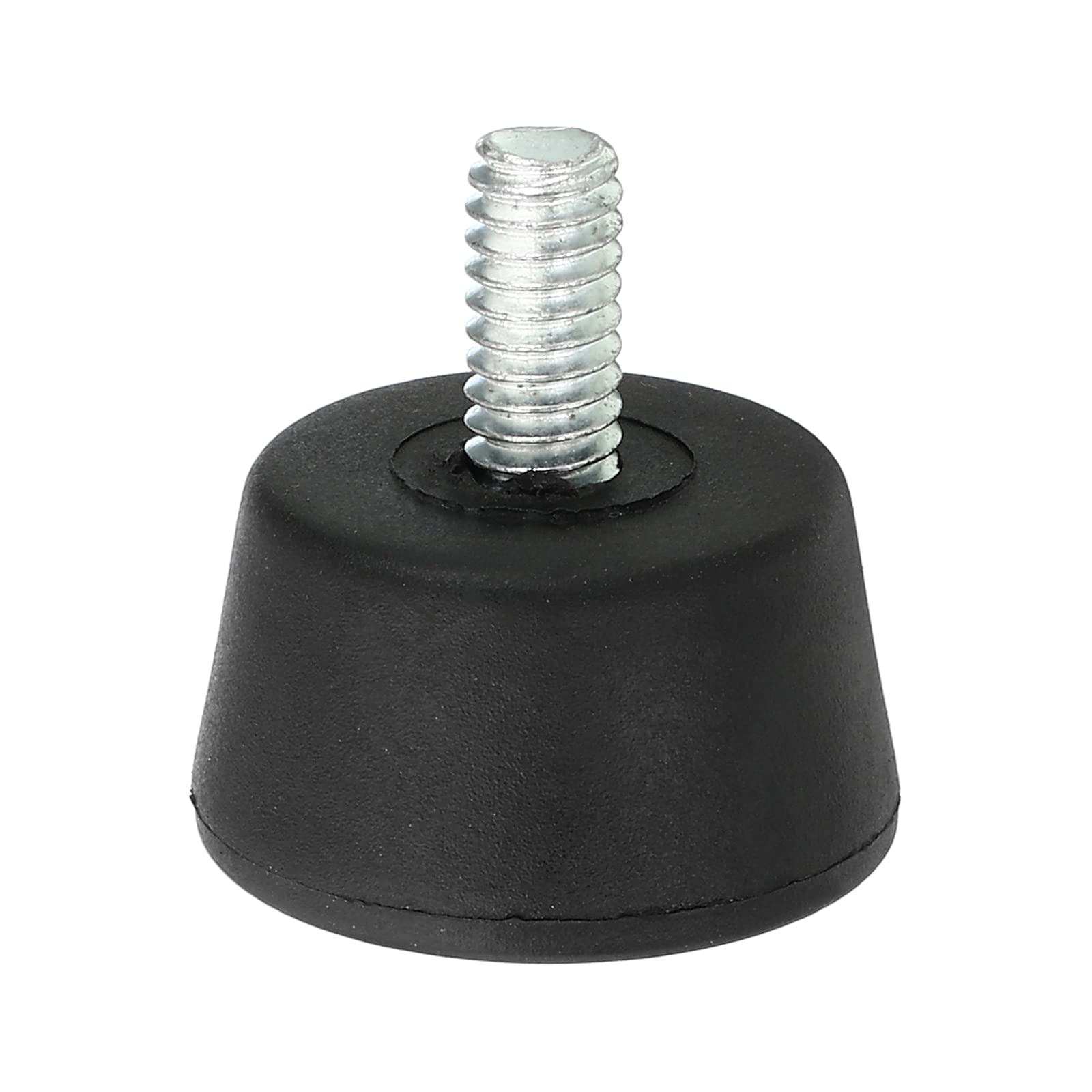 PATIKIL Universal 1/4" x 1.3" Rubber Tripod Feet, Anti-Slip Tripod Replacement Parts for Camera Tripods Monopod, Black