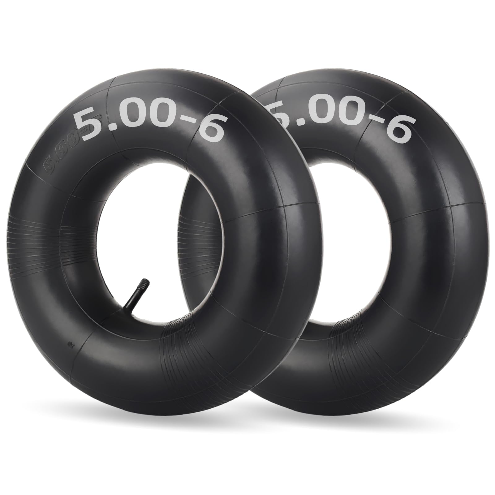 Photo 1 of **1 ONLY**GICOOL 13x5.00-6 Inner Tube, 2 Pack with TR-13 Valve Stem, Heavy Duty, Universal Fit for Razor Dirt Quad Lawn Mowers, ATVs, Yard Tractor, Snow Blower